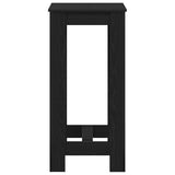 Bar Table Black Oak 51 x 50 x 103.5 cm Engineered Wood 868078