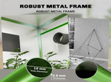 Grow Tent 120 x 120 x 200 cm, Reflective Mylar Hydroponic Growing Tent with 600D Oxford Fabric, T3398P551645