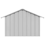 Dog House with Roof 83x130x85 cm Galvanised Steel 4100916