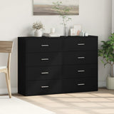 Sideboards 2 pcs Black 60x31x84 cm Engineered Wood 3276582