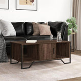 Coffee Table Brown Oak 100x51x40 cm Engineered Wood 848493
