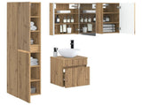 Bathroom Cabinet Set 5 pcs Artisan Oak 43 x 11.5 x 60.5 cm 3407358