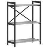 Bookshelf 60 x 30 x 85 cm Engineered Wood Grey sonoma 868398
