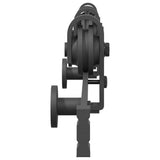 Sliding Door Hardware Kit 200 cm Steel Black 4009741