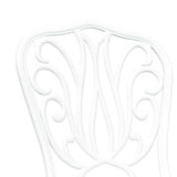 Garden Bistro Set 3 pcs White Aluminium 42002384