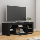 ZNTS TV Cabinet with LED Lights Black 120x35x40 cm 804347