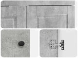 Bathroom Furniture Set Concrete Grey 78.5 x 37.5 x 81 cm 3404137