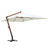 40081 Parasol 300 x 400 cm White