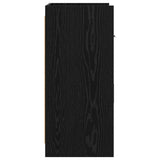 Sideboard Black Oak 75 x 36 x 80 cm Engineered Wood 8011116