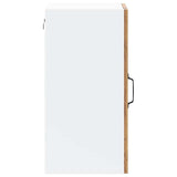 Kitchen Wall Cabinet with Glass Door Kalmar Old Wood Engineered Wood 853535