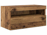 TV Wall Units Wall-mounted 6 pcs Old Wood Engineered Wood 3402974