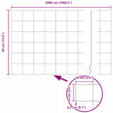Euro Fence Grey 0.4 x 50 m PVC-coated iron 42004586