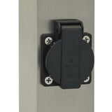 Bollard Lights with Outlet 3 pcs 50 cm Stainless Steel IP44 4006060