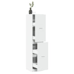 Apothecary Cabinet White 40x41x174.5 cm Engineered Wood 3309645