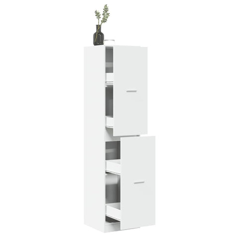 Apothecary Cabinet White 40x41x174.5 cm Engineered Wood 3309645