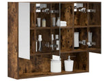 Bathroom Mirror Cabinet Smoked Oak 60 x 14.5 x 70 cm 889187