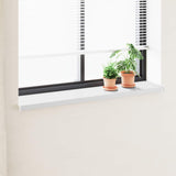 Window Sill White 120 x 35 x 4.5 cm PVC 42046813