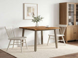 60 x 55 x 75 cm Solid Acacia Wood Natural and Coffee 937463