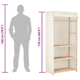 3-Tier Clothes Wardrobe 79x40x170 cm 247107