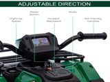 12V Kids Quad Bike with Forward, Reverse Functions, Ride-On ATV w/ Music, LED, Headlights, for Ages T3398P348336