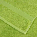 12 Piece Premium Towel Set SOLUND Green 600 gsm 137585