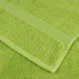 12 Piece Premium Towel Set SOLUND Green 600 gsm 137585