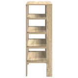 Shoe Rack Sonoma Oak 61x32x87.5 cm Engineered Wood 859853