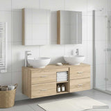 Bathroom Furniture Set 5 pcs Sonoma Oak 3406969