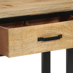 Console Table 110x30x75 cm Solid Rough Wood Mango 351618
