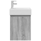 Bathroom Vanity Unit with Tap Grey Sonoma 45.5 x 25.5 x 84 cm 889487