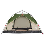 ZNTS Camping Tent Dome 3-Person Green Quick Release 4004193