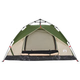 ZNTS Camping Tent Dome 3-Person Green Quick Release 4004193