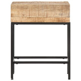 Side Table 40x30x50 cm Solid Rough Mango Wood 320938