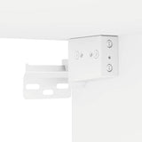 TV Wall Cabinet White 30 x 31 x 80 cm Engineered Wood 892289