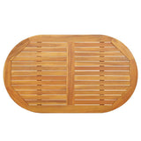 Table Top Oil Natural 120 x 70 x 2 cm Solid Acacia Wood 4108102