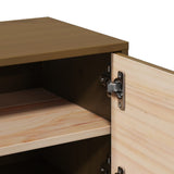 Wall Cabinet Honey Brown 31.5x30x30 cm Solid Wood Pine 818361