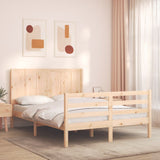 Bed Frame without Mattress 120x200 cm Solid Wood 3194501