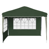 Pop-up Party Tent 288 x 288 x 245 cm Green Oxford Fabric 42019761