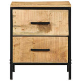 Bedside Cabinet 2 pcs Brown and black 40 x 35 x 50 cm 4019638