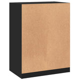 Wardrobe Black Engineered wood Compact Wardrobe Rectangular 840822