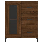 Highboard Brown Oak 69.5x34x180 cm Engineered Wood 3199952