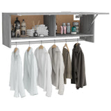 Wardrobe Grey Sonoma 100x32.5x35 cm Engineered Wood 815214