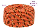 Multipurpose Utility Rope 14 mm 100 m Orange PP 3472981
