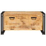 Shoe Cabinet with Door Brown 90 x 38 x 45 cm Solid Mango Wood 4016721