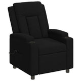 Recliner Massage Chair Black 75 x 95 x 100 cm Fabric 42051178