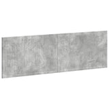 Wall-Mounted Headboard EDE Concrete Grey Engineered Wood 896068