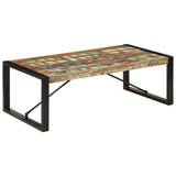 Coffee Table Multicolour Solid Reclaimed Wood 120 cm long Durable 247425