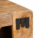Wine Rack Wall-mounted Brown 44 x 30 x 35 cm Solid mango wood 4104573