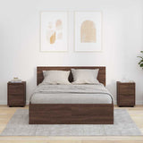 Bedside Tables with Drawer 2 pcs Brown Oak 30.5 x 30 x 43 cm 888812