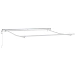 Awning Manual White 3 x 2.5 m Metal 313209